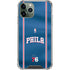 NBA Philadelphia 76ers Jersey iPhone 11 Pro Max Clear Case