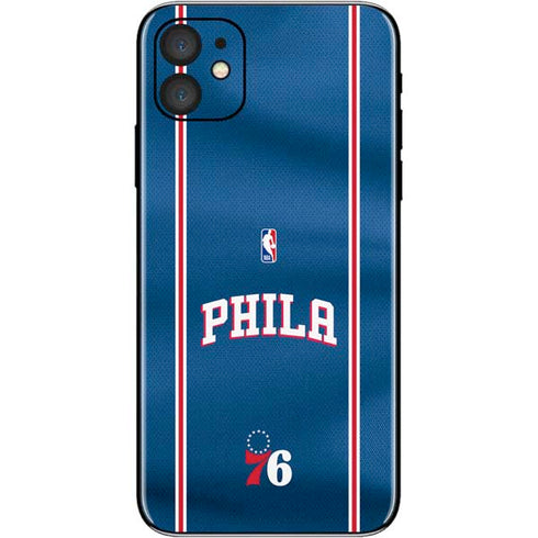NBA Philadelphia 76ers Jersey iPhone 11 Skin