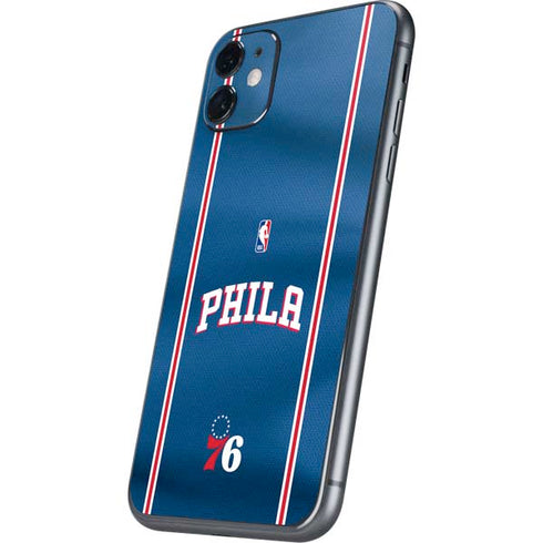 NBA Philadelphia 76ers Jersey iPhone 11 Skin