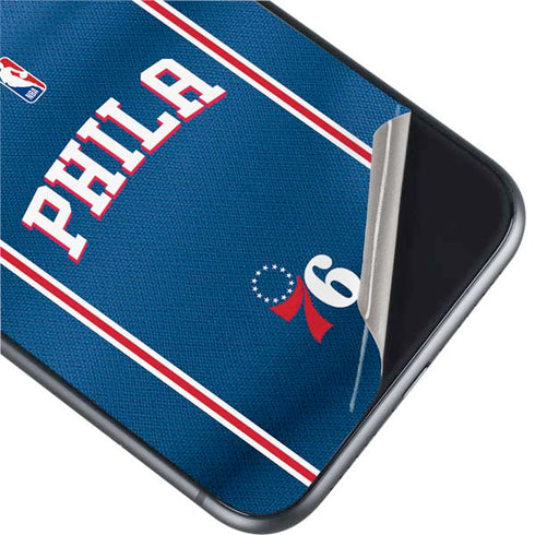 NBA Philadelphia 76ers Jersey iPhone 11 Skin