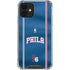 NBA Philadelphia 76ers Jersey iPhone 12 Clear Case