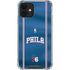 NBA Philadelphia 76ers Jersey iPhone 12 Mini Clear Case