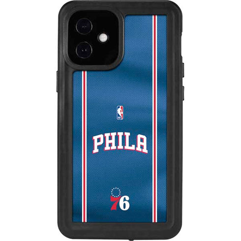 NBA Philadelphia 76ers Jersey iPhone 12 Mini Waterproof Case