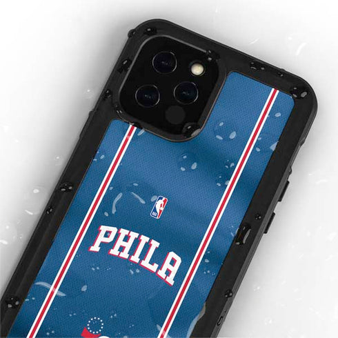 NBA Philadelphia 76ers Jersey iPhone 12 Pro Waterproof Case