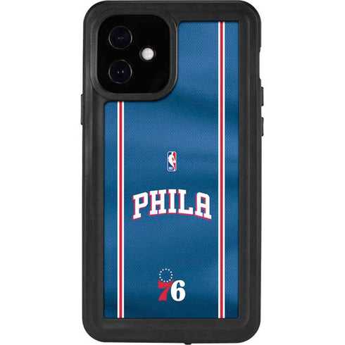 NBA Philadelphia 76ers Jersey iPhone 12 Waterproof Case