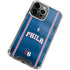 NBA Philadelphia 76ers Jersey iPhone 13 Pro Clear Case