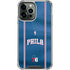 NBA Philadelphia 76ers Jersey iPhone 13 Pro Max Clear Case