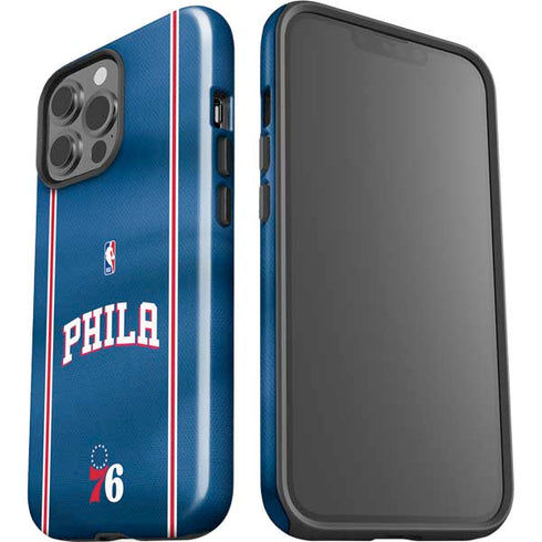NBA Philadelphia 76ers Jersey iPhone 13 Pro Max Impact Case