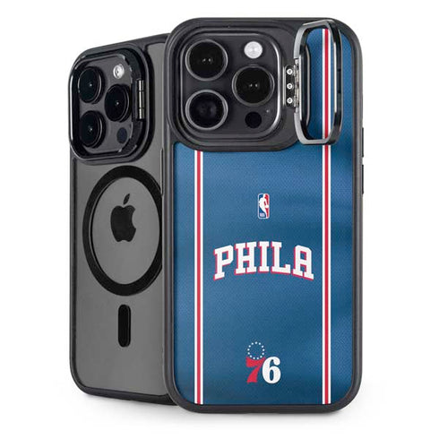 NBA Philadelphia 76ers Jersey iPhone 13 Pro Max Kickstand Case
