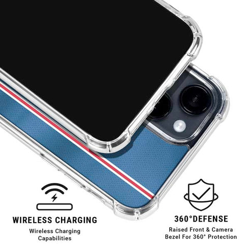NBA Philadelphia 76ers Jersey iPhone 14 Plus Clear Case