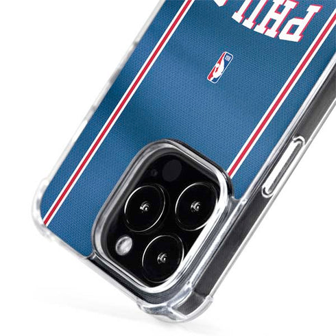 NBA Philadelphia 76ers Jersey iPhone 14 Pro MagSafe Case