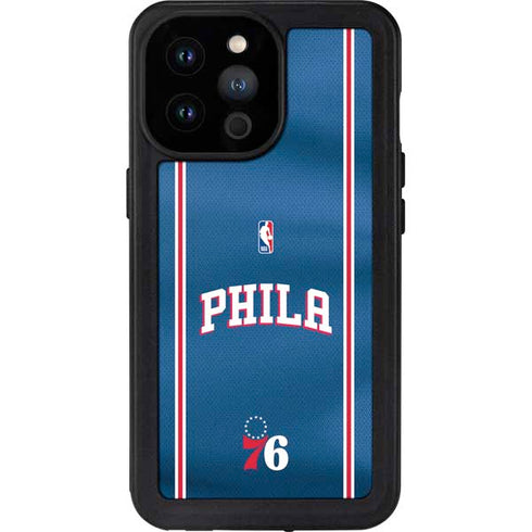 NBA Philadelphia 76ers Jersey iPhone 14 Pro Max Waterproof Case