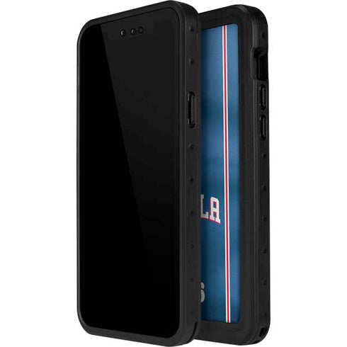 NBA Philadelphia 76ers Jersey iPhone 14 Pro Waterproof Case