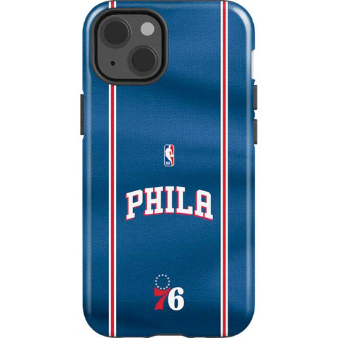 NBA Philadelphia 76ers Jersey iPhone 15 Plus Impact Case