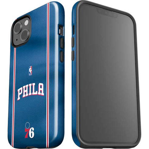 NBA Philadelphia 76ers Jersey iPhone 15 Plus Impact Case