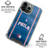 NBA Philadelphia 76ers Jersey iPhone 15 Pro Clear Case
