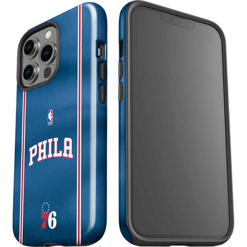 NBA Philadelphia 76ers Jersey iPhone 15 Pro Impact Case
