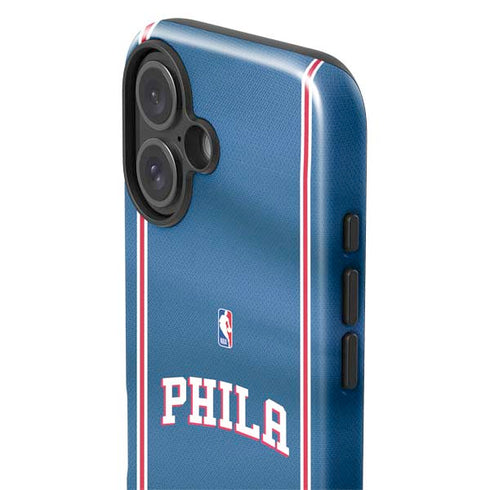 NBA Philadelphia 76ers Jersey iPhone 16 Impact Case