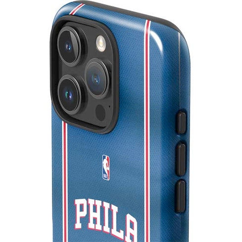 NBA Philadelphia 76ers Jersey iPhone 16 Pro Impact Case