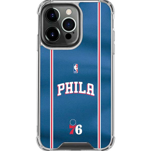 NBA Philadelphia 76ers Jersey iPhone 16 Pro Max Clear Case