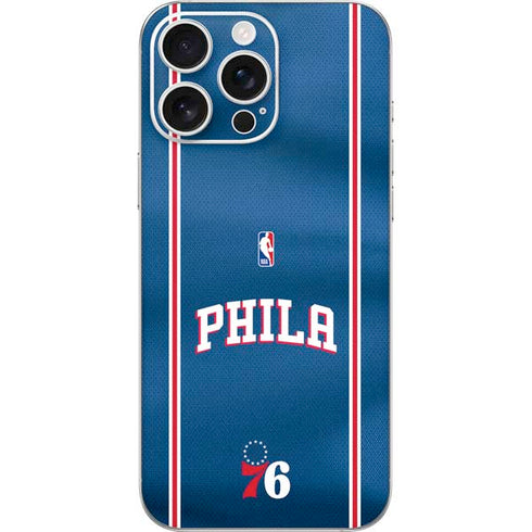 NBA Philadelphia 76ers Jersey iPhone 16 Pro Max Skin
