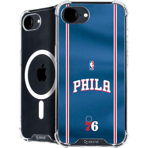 NBA Philadelphia 76ers Jersey iPhone 16e MagSafe Case
