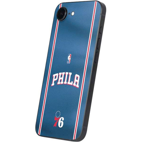 NBA Philadelphia 76ers Jersey iPhone 16e Skin