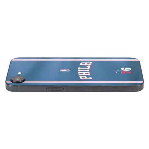NBA Philadelphia 76ers Jersey iPhone 16e Skin