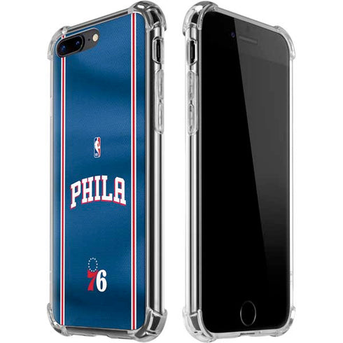 NBA Philadelphia 76ers Jersey iPhone 7/8 Plus Clear Case