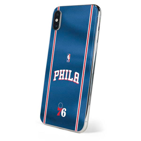 NBA Philadelphia 76ers Jersey iPhone X Skin