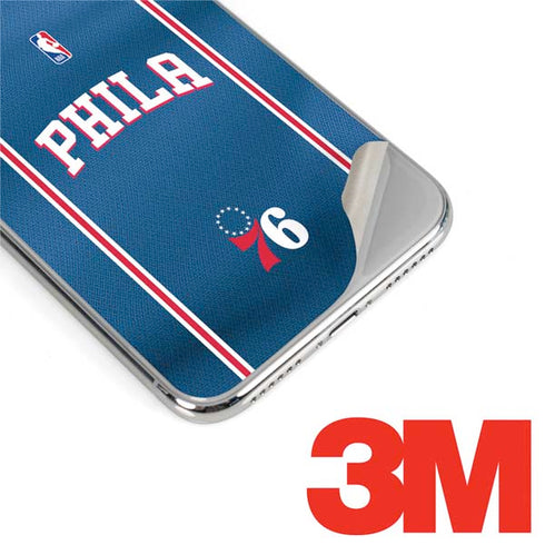 NBA Philadelphia 76ers Jersey iPhone X Skin