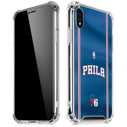 NBA Philadelphia 76ers Jersey iPhone XR Clear Case
