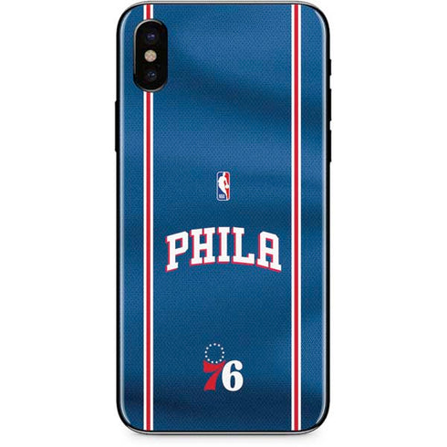 NBA Philadelphia 76ers Jersey iPhone XS Max Skin