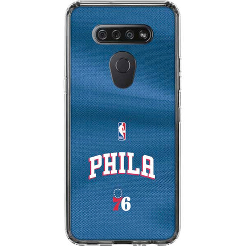 NBA Philadelphia 76ers Jersey LG K51/Q51 Clear Case