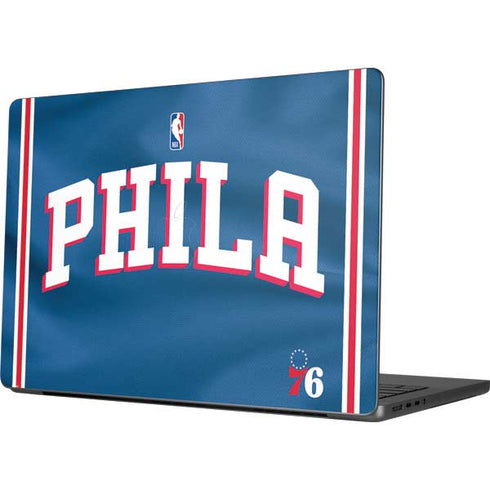 NBA Philadelphia 76ers Jersey MacBook Pro 14in (2021-24) Skin