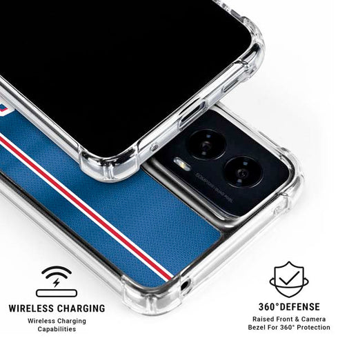 NBA Philadelphia 76ers Jersey Moto G Power 5G (2024) Clear Case