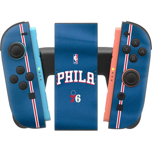 NBA Philadelphia 76ers Jersey Nintendo Switch 2 (2025) Joy-Con Controller Skin