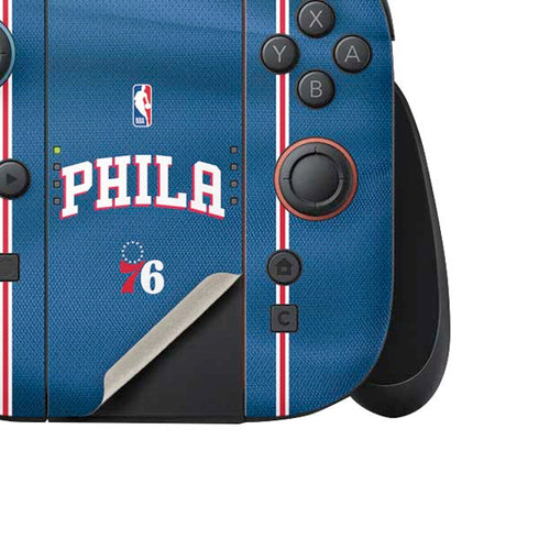 NBA Philadelphia 76ers Jersey Nintendo Switch 2 (2025) Joy-Con Controller Skin