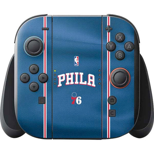NBA Philadelphia 76ers Jersey Nintendo Switch 2 (2025) with Joy-Con Skin