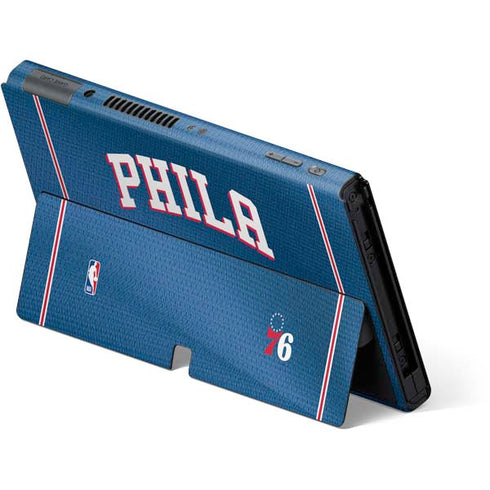 NBA Philadelphia 76ers Jersey Nintendo Switch OLED (2021) Skin
