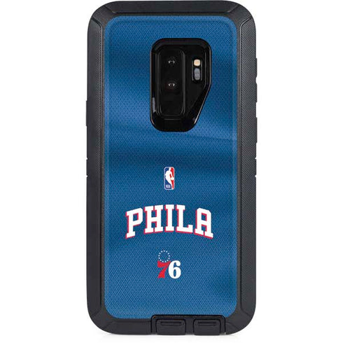 NBA Philadelphia 76ers Jersey Otterbox Defender Galaxy Skin
