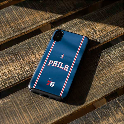 NBA Philadelphia 76ers Jersey Otterbox Symmetry iPhone Skin