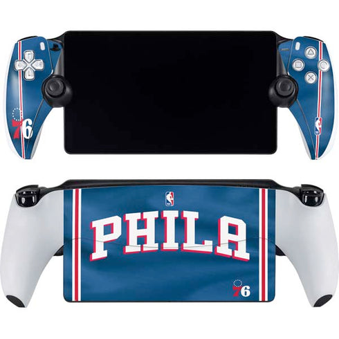 NBA Philadelphia 76ers Jersey PlayStation Portal Remote Player Skin