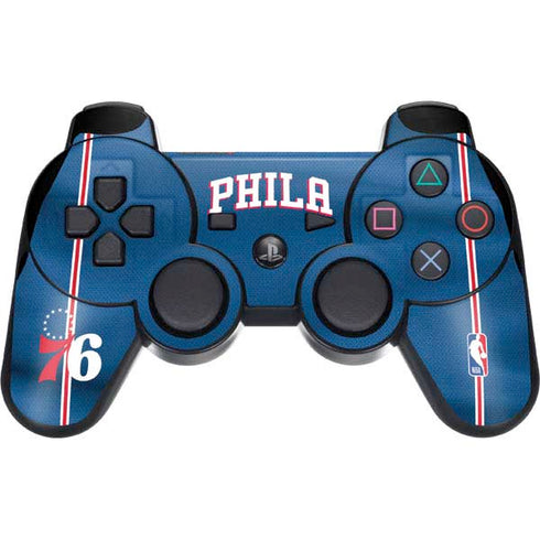 NBA Philadelphia 76ers Jersey PS3 Dual Shock wireless controller Skin