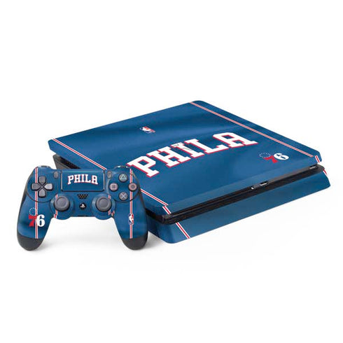 NBA Philadelphia 76ers Jersey PS4 Slim Bundle Skin