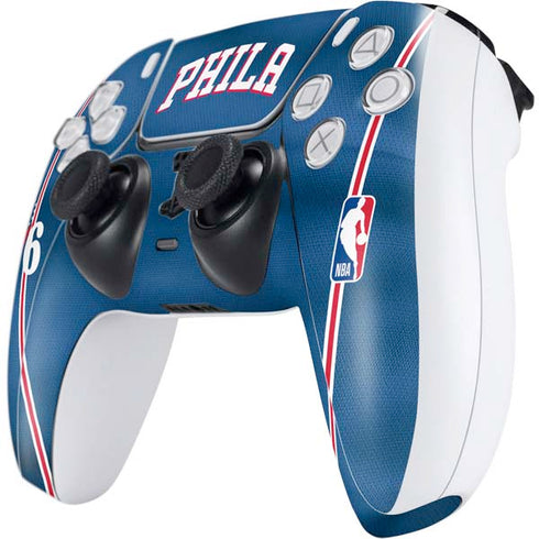 NBA Philadelphia 76ers Jersey PS5 Controller Skin