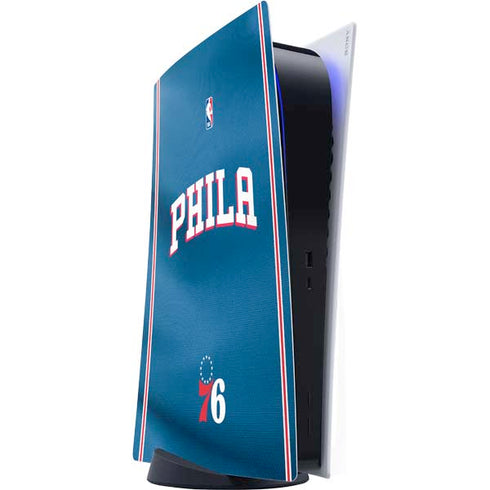 NBA Philadelphia 76ers Jersey PS5 Digital Edition Console Skin