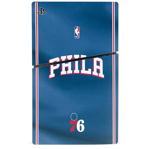 NBA Philadelphia 76ers Jersey PS5 Slim Digital Edition Bundle Skin