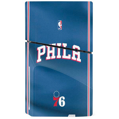 NBA Philadelphia 76ers Jersey PS5 Slim Disk Console Skin