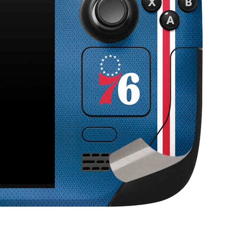 NBA Philadelphia 76ers Jersey Steam Deck Handheld Gaming Computer Skin